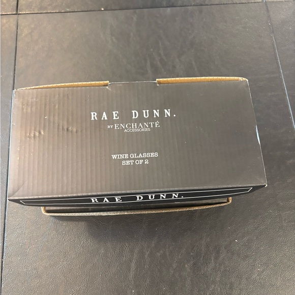 RAE DUNN Set of Two Frosted Glasses THE GROOM and THE BOSS NEW IN BOX - Picture 5 of 5